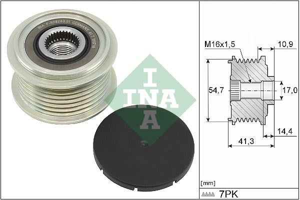 Fiat Ducato Alternatör Gergi Rulmanı [2.3D] INA