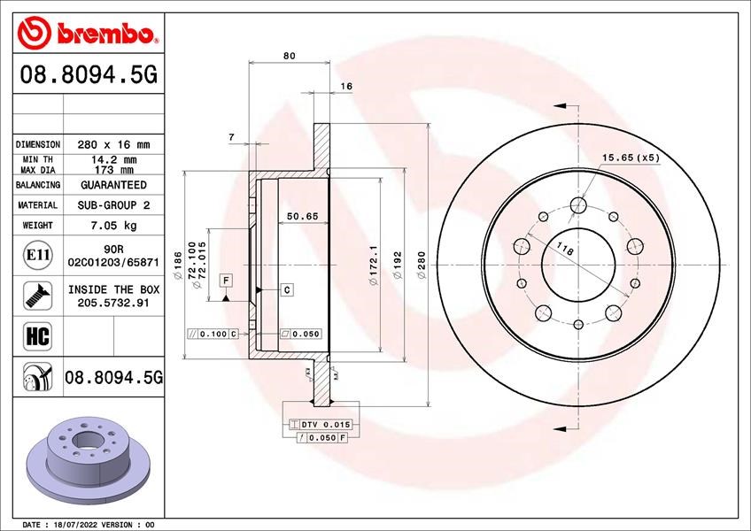 Fiat Ducato Disk Balata Kiti BREMBO