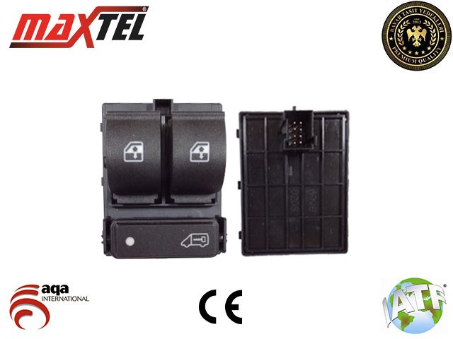 Fiat Ducato 3 Doblo 3 Boxer 3 Jumper 3 Cam Kaldırma Anahtarı Ön Sol 8 Pin... MAXTEL