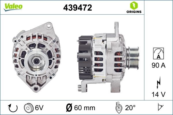 Fiat Ducato Jumper Alternatör 14V 90AH VALEO