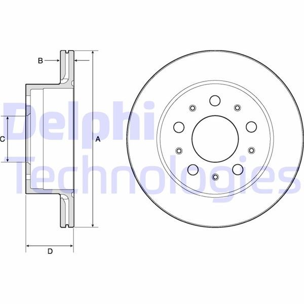 Fiat Ducato Arka Fren Diski DELPHI