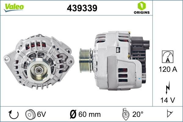 Fiat Ducato Peugeot Boxer Citroen Jumper Alternatör 14V 120A VALEO