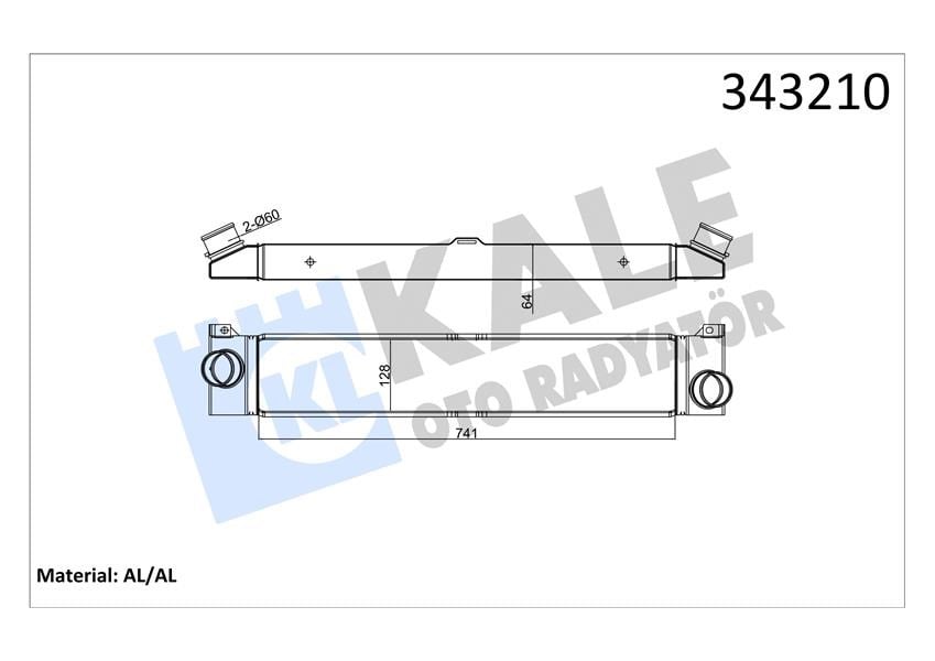 Fiat Ducato Turbo Radyatörü Intercooler KALE-RADYATOR