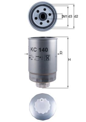 Fiat Ducato / Alfa Romeo / Peugeot Boxer Yakıt Filtresi MAHLE