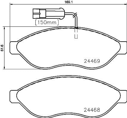 Fiat Ducato Ön Fren Balatası BREMBO