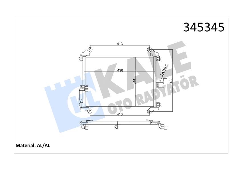 Fiat Ducato Klima Kondenseri KALE-RADYATOR