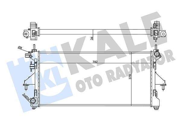 Fiat Ducato Su Radyatörü KALE-RADYATOR