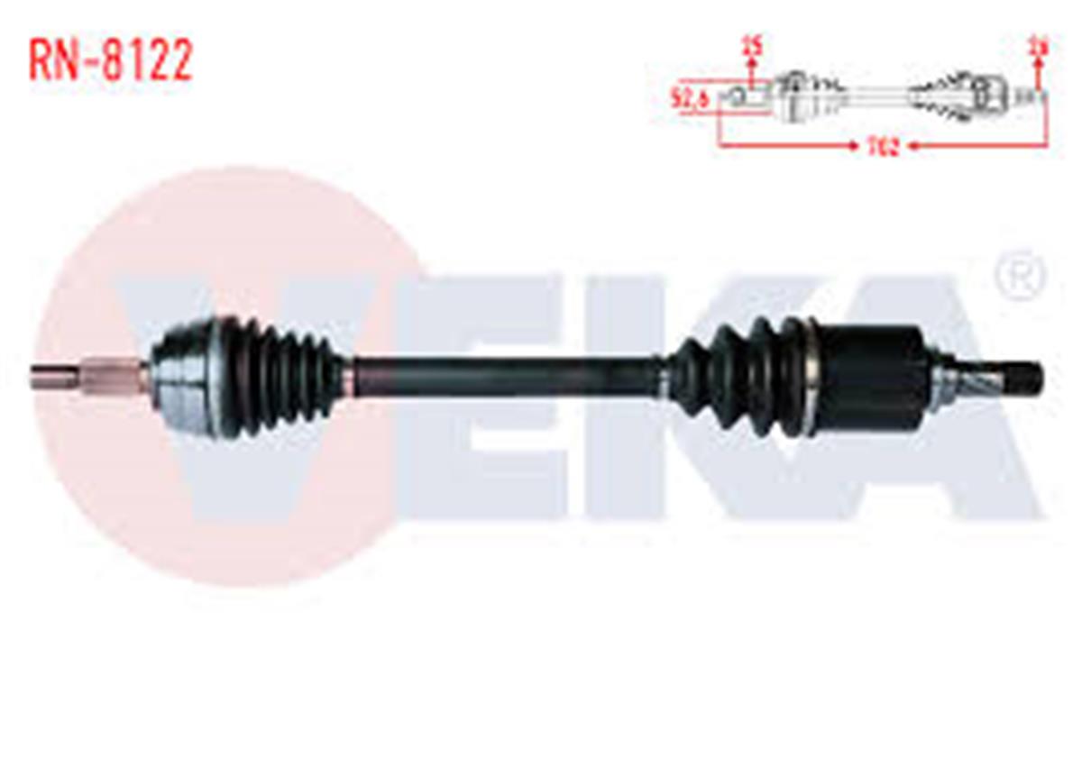 Duster 1.5 Dcı 4X2 Aks Komple Ön Sol  2012-