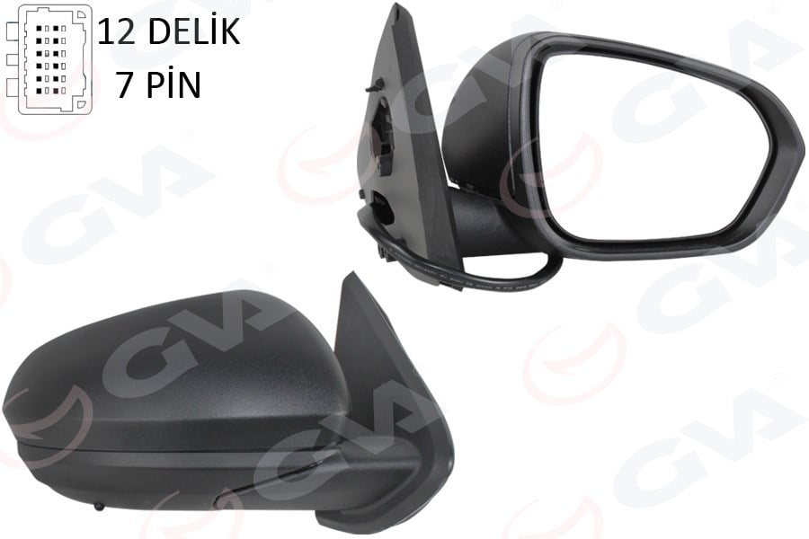Dacia Duster Sağ Dış Dikiz Aynası [Elektrikli, Isıtmalı, Sensörlü, Astarlı] GVA