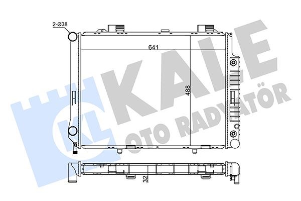 Mercedes E-Class W210 S210 Motor Su Radyatörü KALE-RADYATOR