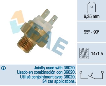 BMW E21 E30 E12 Hararet Müşürü FAE