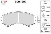 Mazda E2200 MPV Ön Fren Balatası VALEO