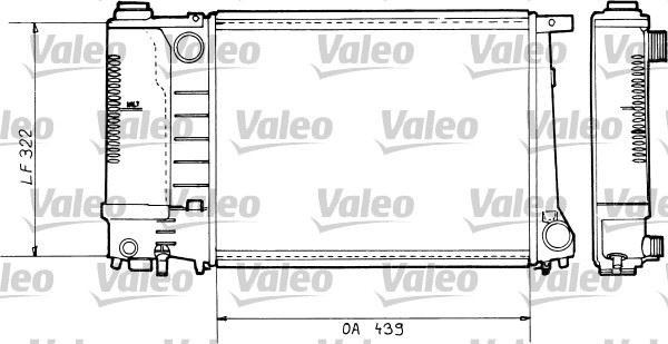 BMW E30 E36 Motor Su Radyatörü M30 M43 M44 M52 M20 M50 VALEO