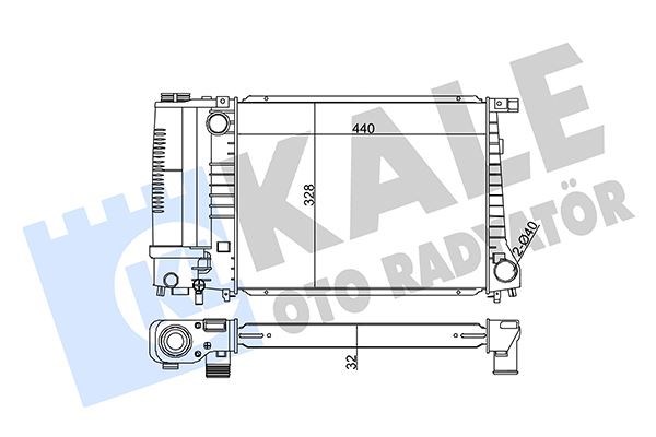 BMW E30 E36 Motor Su Radyatörü KALE-RADYATOR