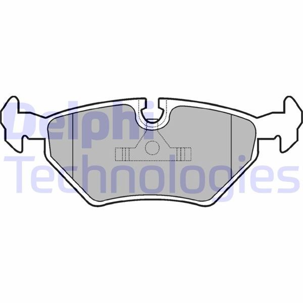 BMW E30 E36 E46 E85 E86 Arka Fren Balatası DELPHI