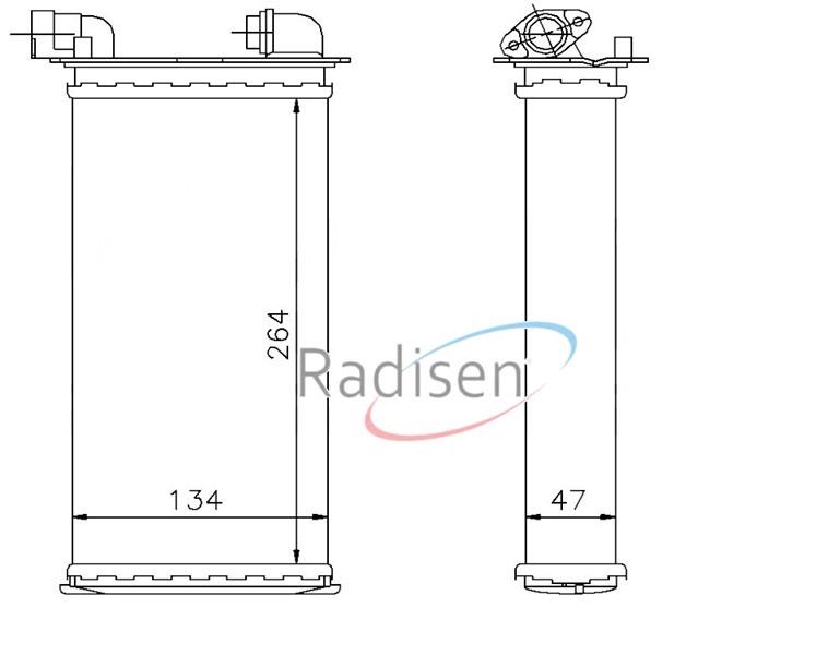 BMW E30 Kalorifer Radyatörü RADISEN
