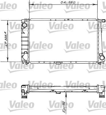 BMW M20 M30 E30 E32 E34 Motor Su Radyatörü VALEO