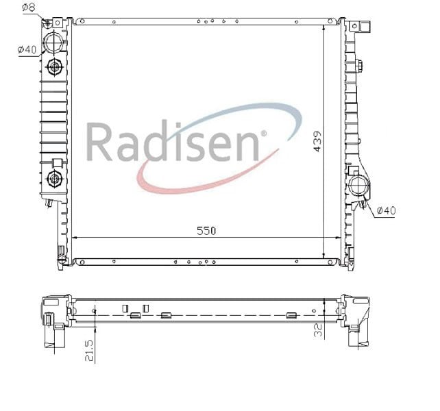 BMW E32 Radyatör M60 730I-730IL AT RADISEN