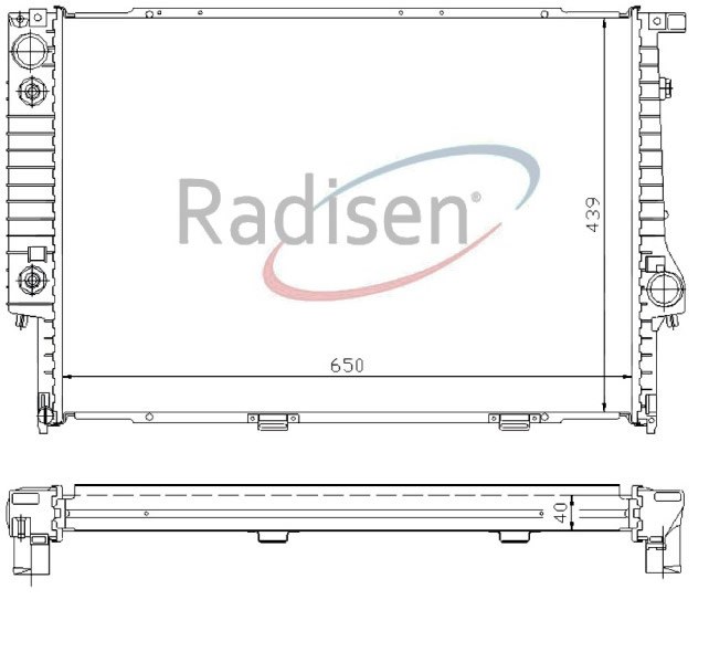 BMW M21 E34 Motor Su Radyatörü RADISEN