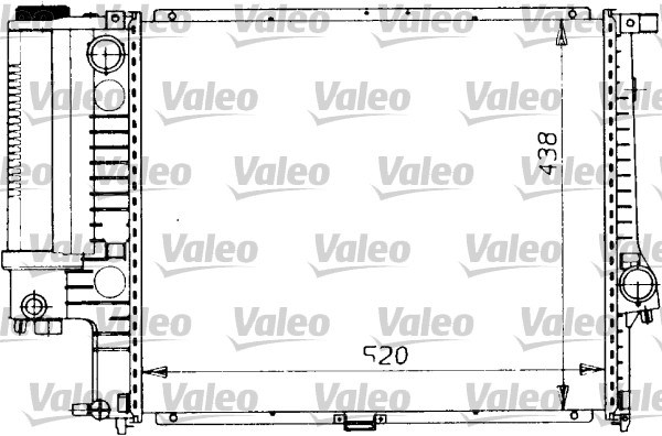 BMW M20 M40 M43 M50 E34 Motor Su Radyatörü VALEO