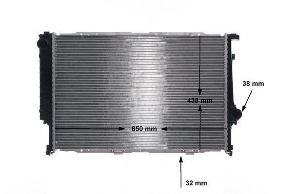 BMW E34 E32 E31 M60 M62 Motor Su Radyatörü MAHLE