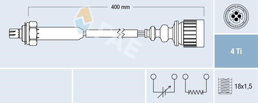 BMW M50 E36 Katalizör Öncesi Oksijen Sensörü FAE