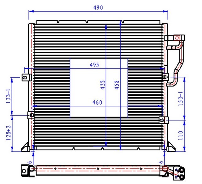 BMW E36 Klima Kondenseri ORIS