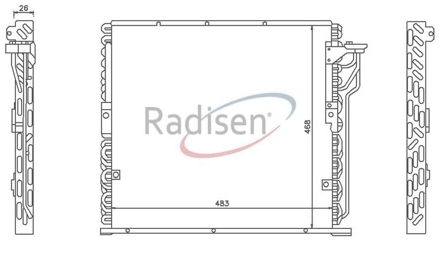 BMW E36 Klima Radyatörü RADISEN
