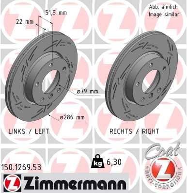 BMW E36 318-320-323-325-328-Z3 2.8i Ön Fren Aynası ZIMMERMANN