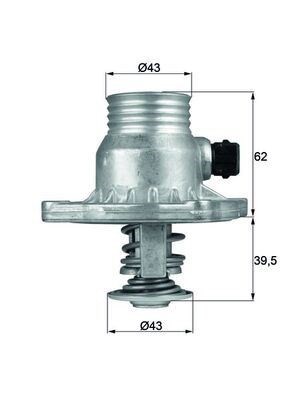 BMW Termostat 105 C M60 M62 MAHLE