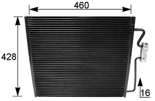 BMW E38 Klima Radyatörü MAHLE