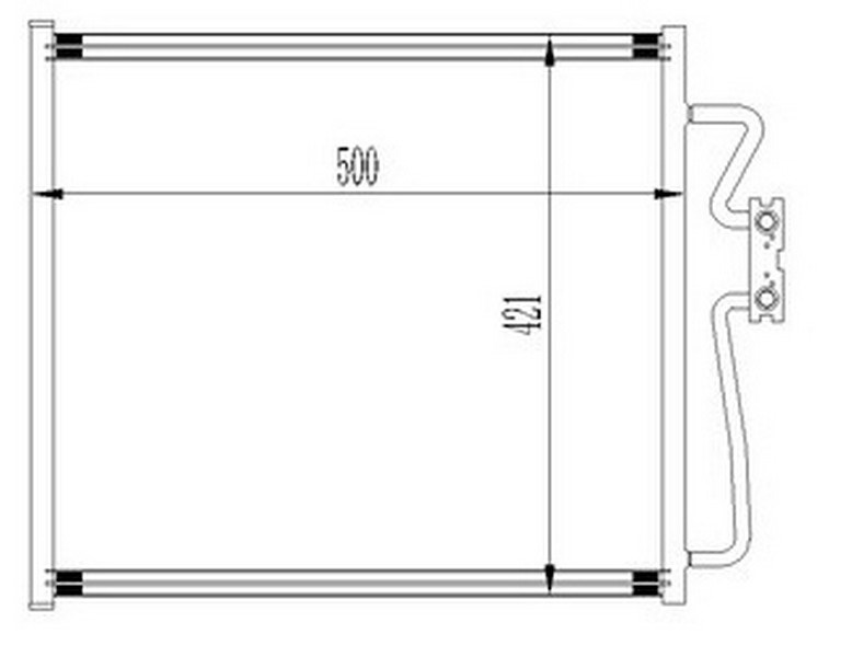 BMW E38 Klima Kondenseri ORIS