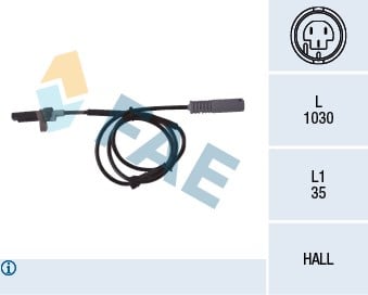 BMW E38 ABS Sensörü Arka FAE