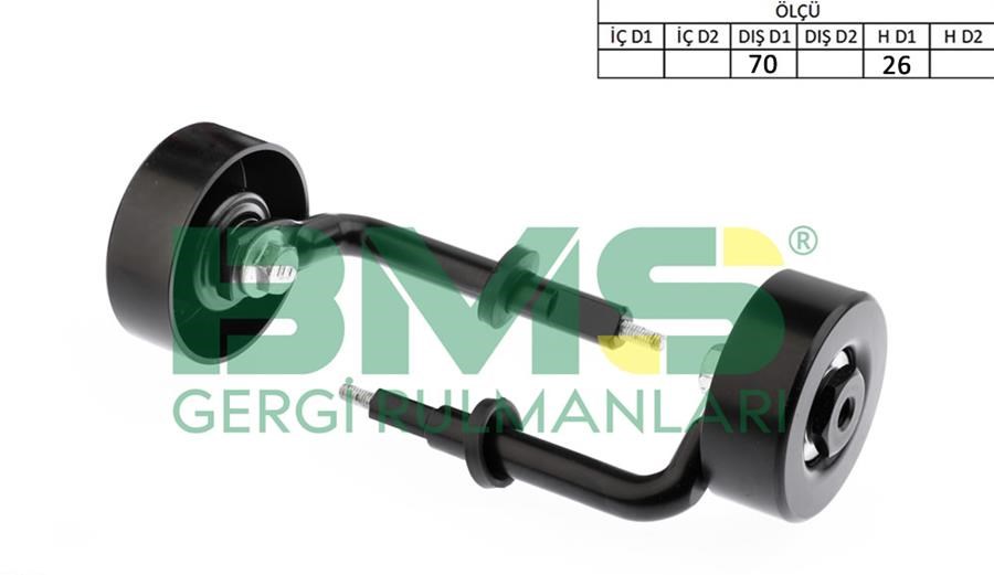 BMW E38 V Kayış Gergi Rulmanı BMS