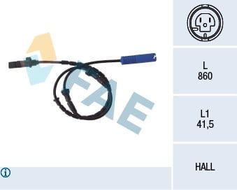 BMW E39 ABS Sensörü Arka FAE