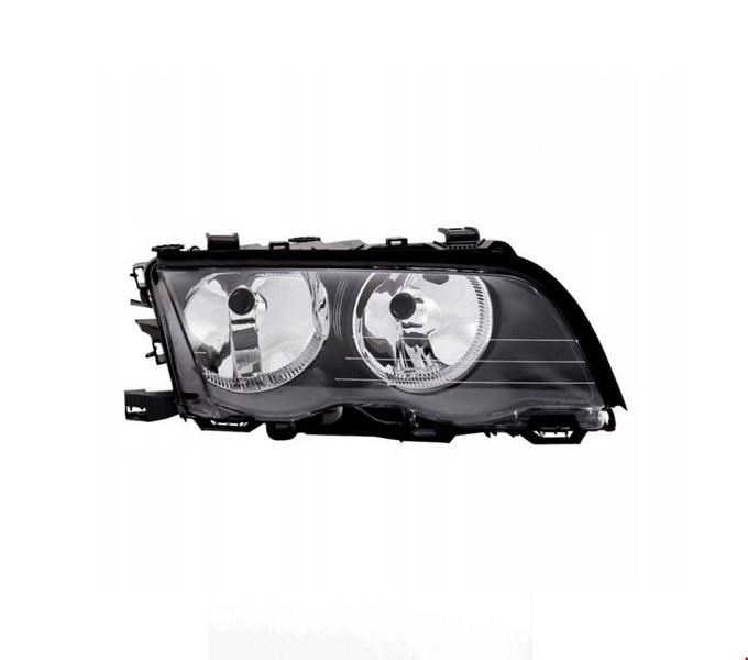 BMW E46 Ön Far Siyah Zemin Sağ DOGAN-