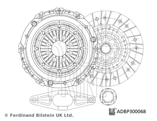 BMW M47 E46 E60 E87 E90 E92 E93 F10 F11 E83 E84 E63 E64 Debriyaj Seti Rulmanlı BLUEPRINT