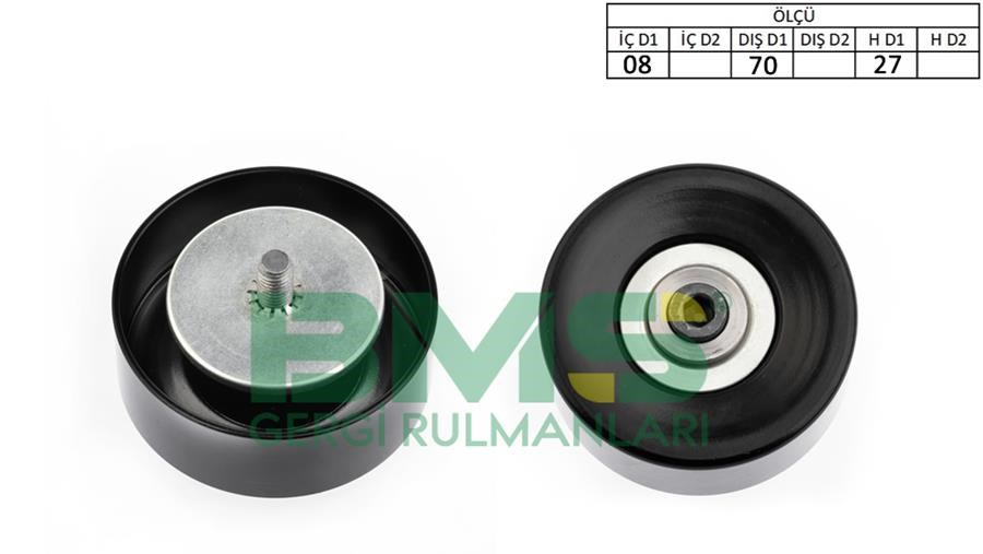 BMW M47 M57 E46 E60 E61 E63 E64 E65 E66 E83 E53 Kayış Gergi Rulmanı BMS