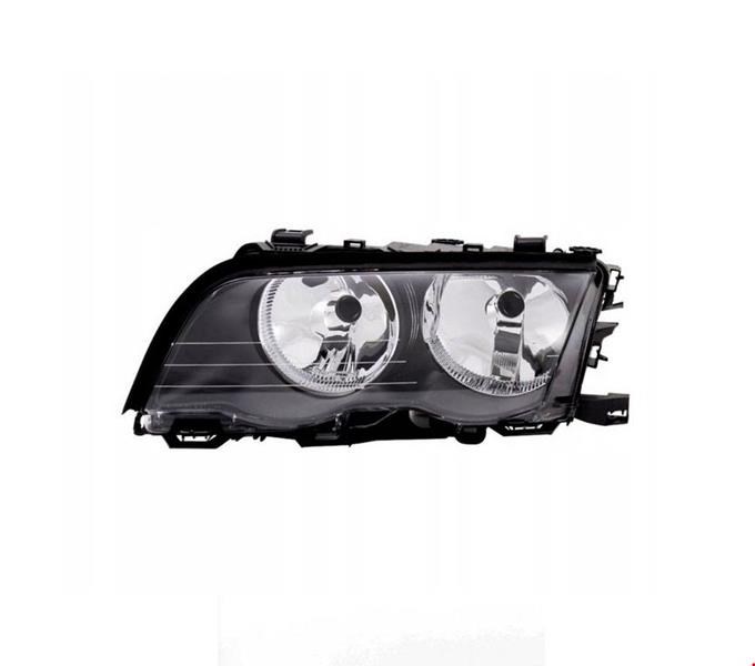 BMW E46 Ön Far Siyah Zemin Sol DOGAN-
