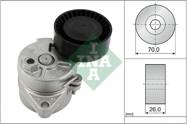 BMW E46 E39 E38 E53 E36 E85 E86 Kayış Gergi Rulmanı Kütüklü INA