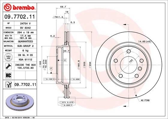 BMW E46 Arka Fren Diski BREMBO