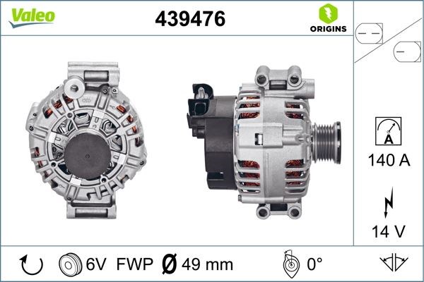 BMW E46 E60 E87 E90 E83 E84 Alternatör Şarj Dinamosu 14V 150A VALEO
