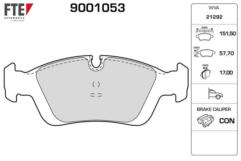 BMW E46 E36 Fren Balatası Ön VALEO