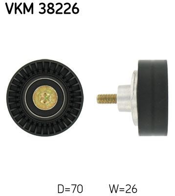 BMW E46 Volvo XC90 Alternatör Gergi Rulmanı SKF