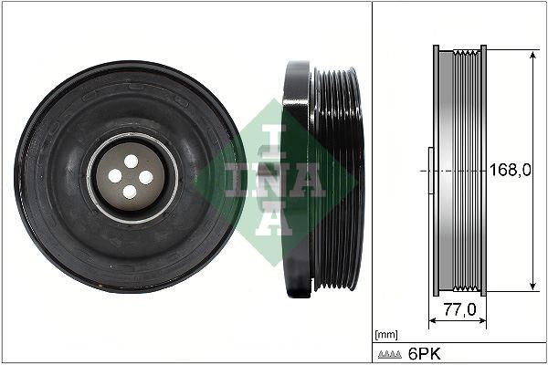 BMW N47 E60 E87 E90 E84 E83 Krank Kasnağı INA