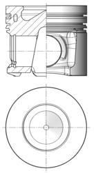 BMW N47 E60 E90 E83 Piston Segman 84.50mm KOLBEN