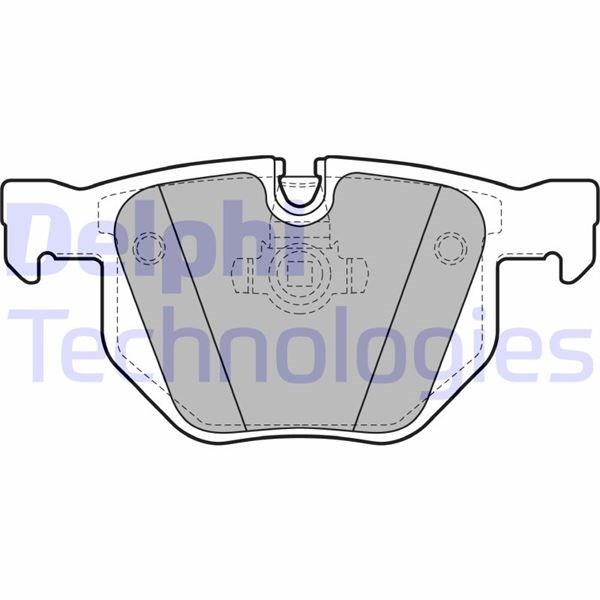 BMW E60 E61 E63 E64 Arka Fren Balatası DELPHI