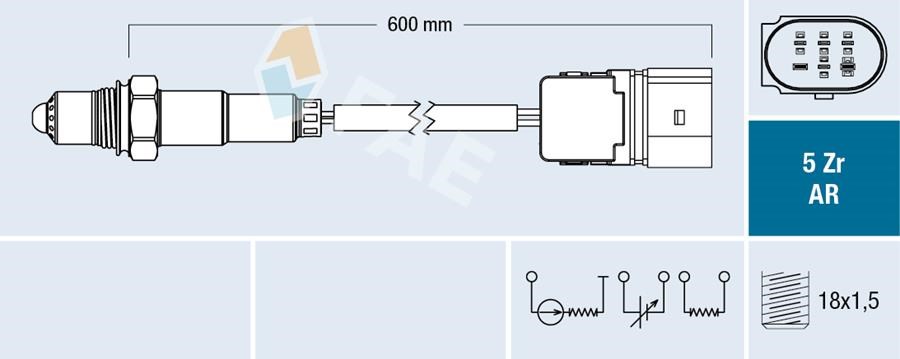 BMW E60 E61 E63 E64 Oksijen Sensörü Katalizör Öncesi FAE