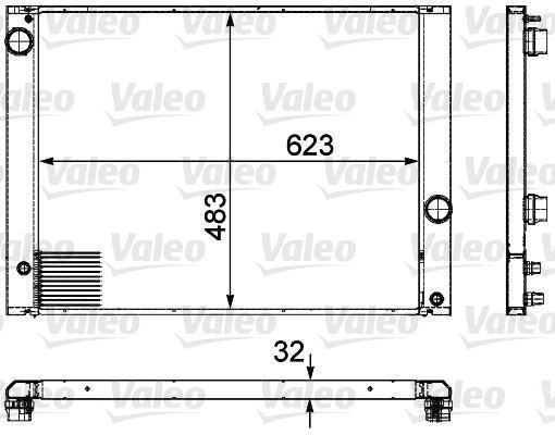 BMW E60 E63 E64 E65 Otomatik Şanzıman Motor Su Radyatörü VALEO