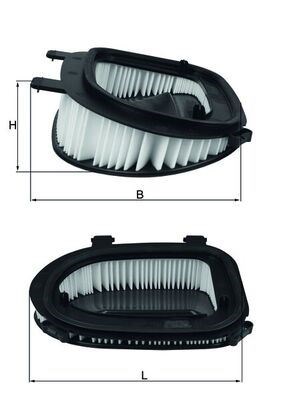 BMW E70 E71 E72 F25 F15 Hava Filtresi MAHLE